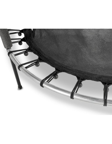 EXIT Tiggy junior trampoline with safety ø140cm - black/grey