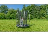 EXIT Tiggy junior trampoline with safety ø140cm - black/grey