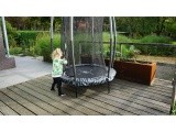 EXIT Tiggy junior trampoline with safety ø140cm - black/grey