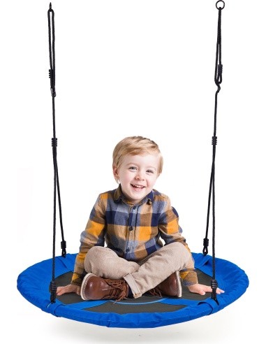 Garden swing stork's nest 100cm blue ECOTOYS