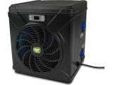 EXIT Stone pool ø488x122cm with sand filter pump and dome and heat pump - grey