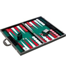 Backgammon Philos Green Tournament 54x32cm