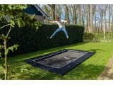 EXIT Dynamic įleidžiamas batutas 244x427 cm su Freezone apsauginėmis plytelėmis, juodas
