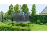 Batutas EXIT Silhouette ø244 cm su apsauginiu tinklu – žalias