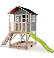 EXIT Loft 500 wooden playhouse - grey