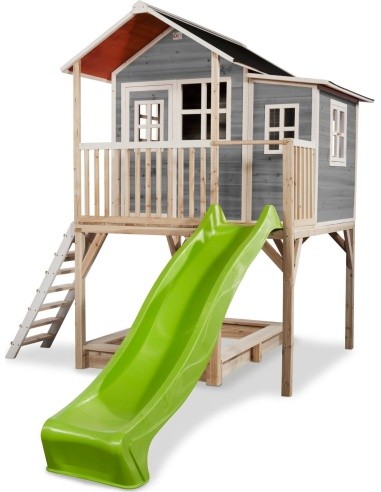 EXIT Loft 750 wooden playhouse - gray