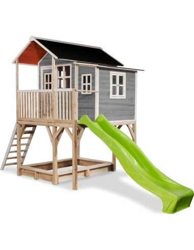 EXIT Loft 750 medinis žaidimų namelis – pilkas