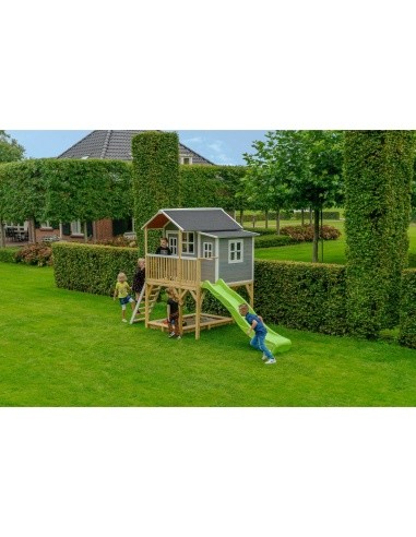 EXIT Loft 750 wooden playhouse - gray