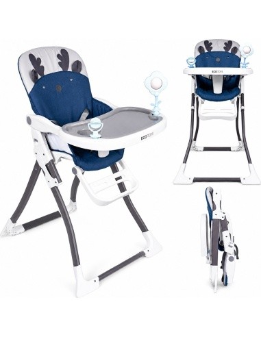 Feeding Chair Eco Toys Reindeer, Blue