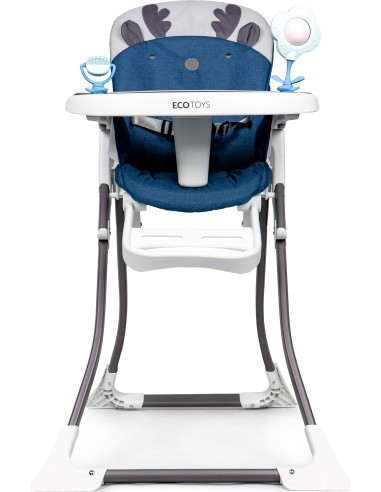 Feeding Chair Eco Toys Reindeer, Blue