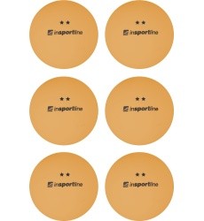 Table Tennis Balls inSPORTline Elisenda S2 – 6 Pcs. - Orange