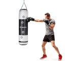 Punching Bag inSPORTline Robkin 120 x 35 cm - Black-White