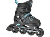 NH11912 2IN1 IN-LINE SKATES/HOCKEY ICE SKATES - Black/Blue