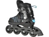 NH11912 2IN1 IN-LINE SKATES/HOCKEY ICE SKATES - Black/Blue