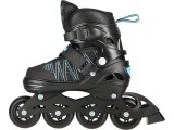 NH11912 2IN1 IN-LINE SKATES/HOCKEY ICE SKATES - Black/Blue