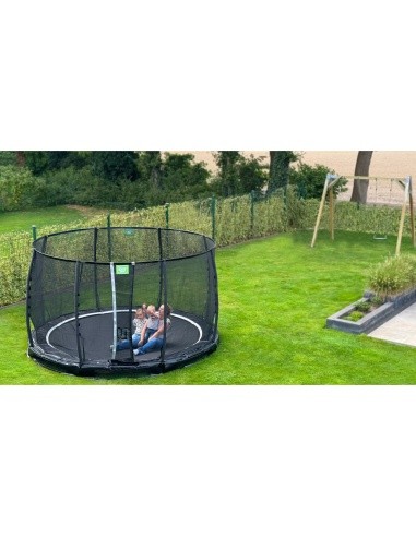 EXIT Allure Premium ground trampoline ø305cm - green