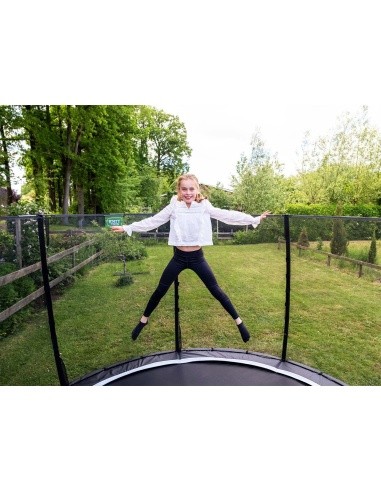 EXIT Allure Classic ground trampoline ø366cm - green
