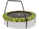 EXIT Tiggy Junior trampoline with bar ø140cm - black/green