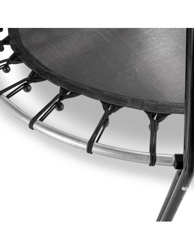 EXIT Tiggy Junior trampoline with bar ø140cm - black/green