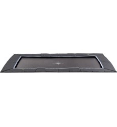 EXIT Dynamic ground level sports trampoline 275x458cm - black