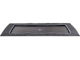 EXIT Dynamic ground level sports trampoline 275x458cm - black