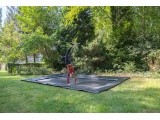 EXIT Dynamic ground level sports trampoline 275x458cm - black