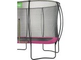 EXIT Silhouette trampoline 214x305cm - pink Outdoor Rectangular Coil spring Above ground trampoline