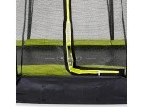 EXIT Silhouette ground trampoline ø366cm with safety net - green Outdoor Round Coil spring Sunken trampoline