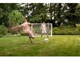 EXIT Scala aliuminio futbolo vartai 180x120 cm - balti