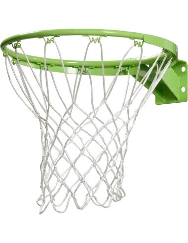 Krepšinio lankas EXIT Galaxy Ring su tinkleliu, metalinis, žalias, 45 cm