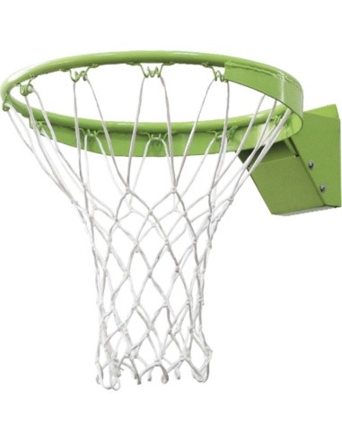 Krepšinio lankas EXIT Galaxy Dunkring su tinkleliu, metalinis, žalias, 45 cm