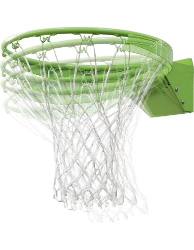 Krepšinio lankas EXIT Galaxy Dunkring su tinkleliu, metalinis, žalias, 45 cm
