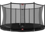 BERG Favorit InGround 430 batutas, juodas + apsauginis tinklas Comfort