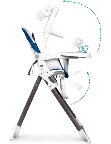 Maitinimo kėdutė Eco Toys Reindeer, mėlyna