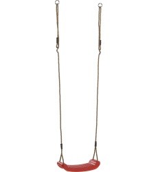 Blowmoulded Plastic Swing Seat KBT, Red