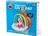 Inflatable float with a seat, Rainbow