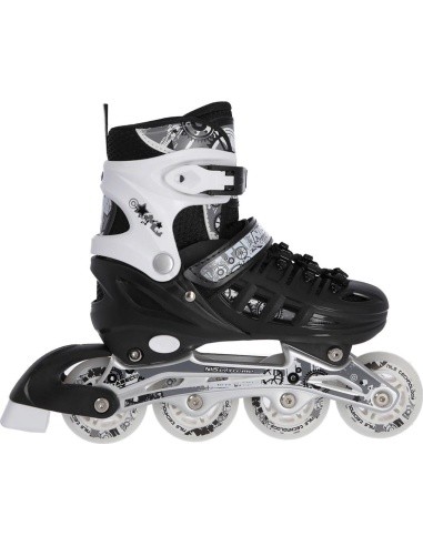 NH10905 4in1 INLINE/ICE-SKATES NILS EXTREME - Black