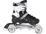 NH10905 4in1 INLINE/ICE-SKATES NILS EXTREME - Black