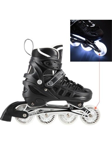 NH10905 4in1 INLINE/ICE-SKATES NILS EXTREME - Black