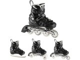 NH10905 4in1 INLINE/ICE-SKATES NILS EXTREME - Black