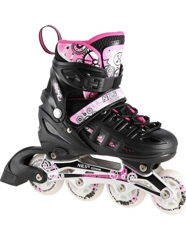 NH10905 4in1 INLINE/ICE-SKATES NILS EXTREME - Pink