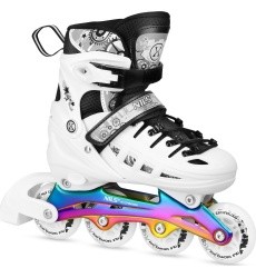 NH10905 4in1 INLINE/ICE-SKATES NILS EXTREME - White