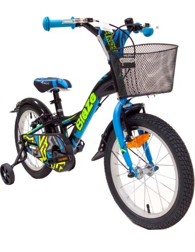 4KIDS Blaze 16" dydis 10" (25.5 cm) (aliuminis, juodos)