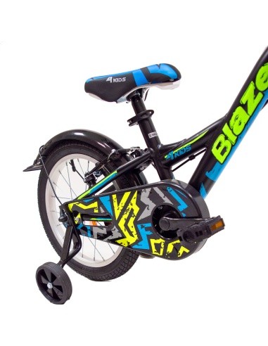 4KIDS Blaze 16" dydis 10" (25.5 cm) (aliuminis, juodos)
