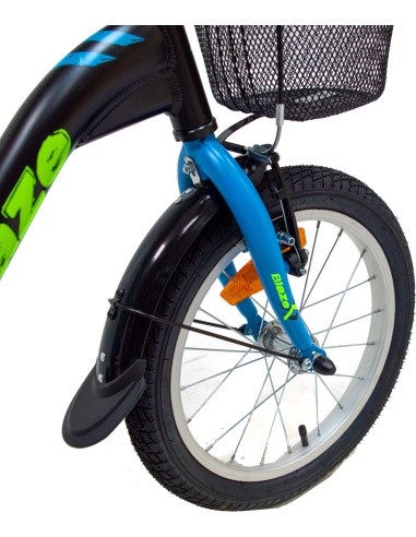 4KIDS Blaze 16" dydis 10" (25.5 cm) (aliuminis, juodos)