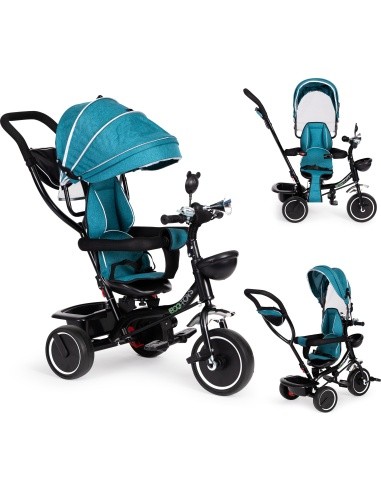 Tricycle tricycle swivel seat Blue