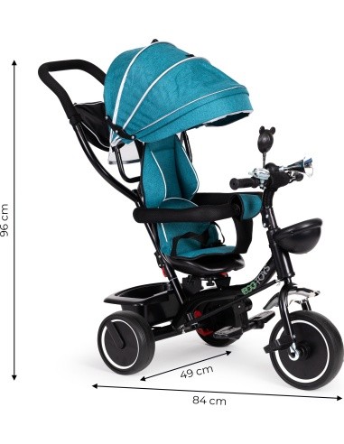 Tricycle tricycle swivel seat Blue
