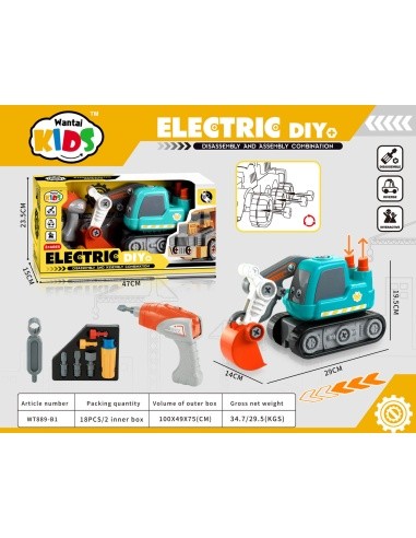 Animated Mobile Excavator + Accessories