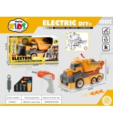 Roll-Off Tipper Truck Yellow + Accessories