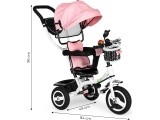 Tricycle rotating canopy durable rubber wheels ECOTOYS